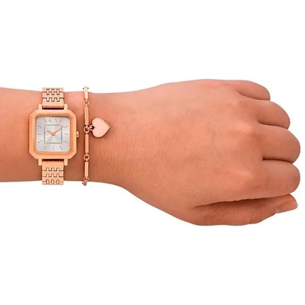 Ceas de mână pentru femei Armani Exchange AX7164SET Cuarț / 27 mm photo 5