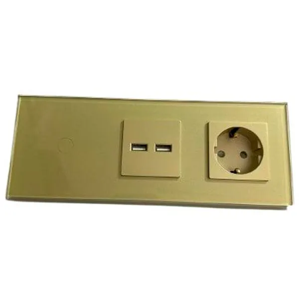 Întrerupător Caligate M1F.USB3.1.101L-GD 50 Hz /  photo 2