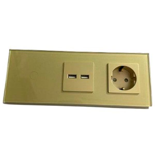 Întrerupător Caligate M1F.USB3.1.101L-GD 50 Hz /  photo 2