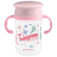 Бутылочка KikkaBoo Deep Sea 0.3л 12 месяцев / Полипропилен / Розовый