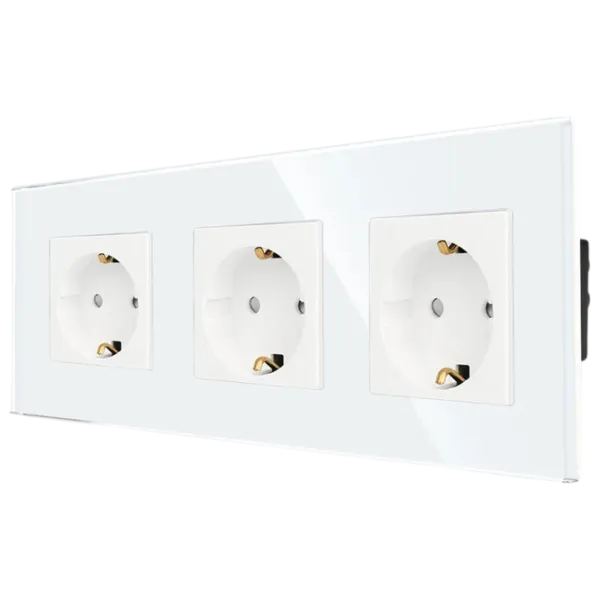 Priză Caligate M3F-WT 220 - 240 V / Type-F / White photo 2 Priză Caligate M3F-WT 220 - 240 V / Type-F / White photo 2