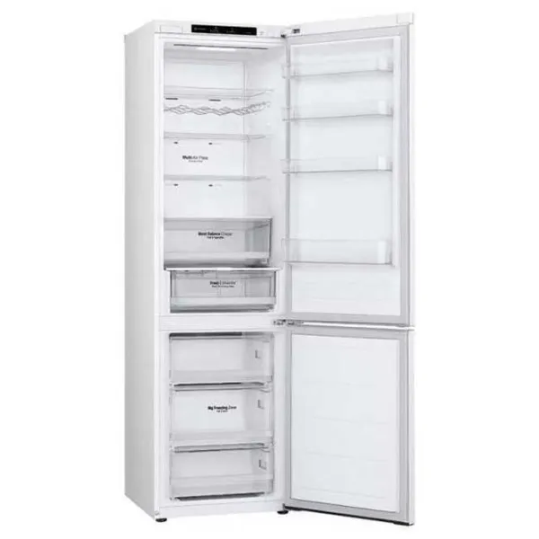 Frigider LG GBV3200DSW cu congelator jos 387 l / 203 cm / White photo 3