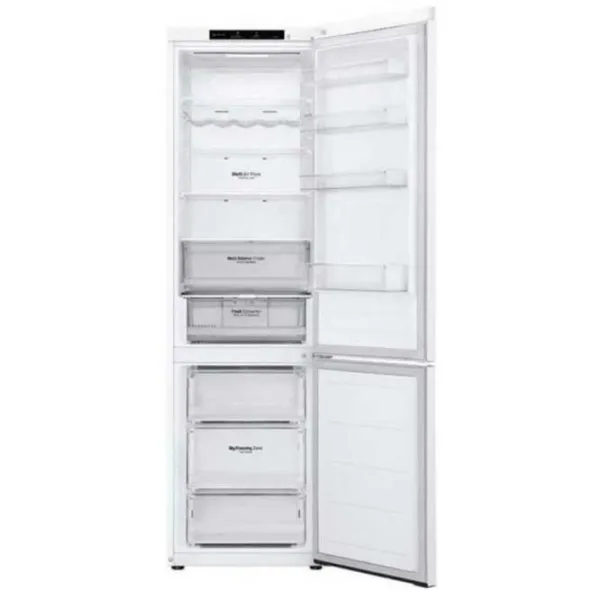 Frigider LG GBV3200DSW cu congelator jos 387 l / 203 cm / White photo 4