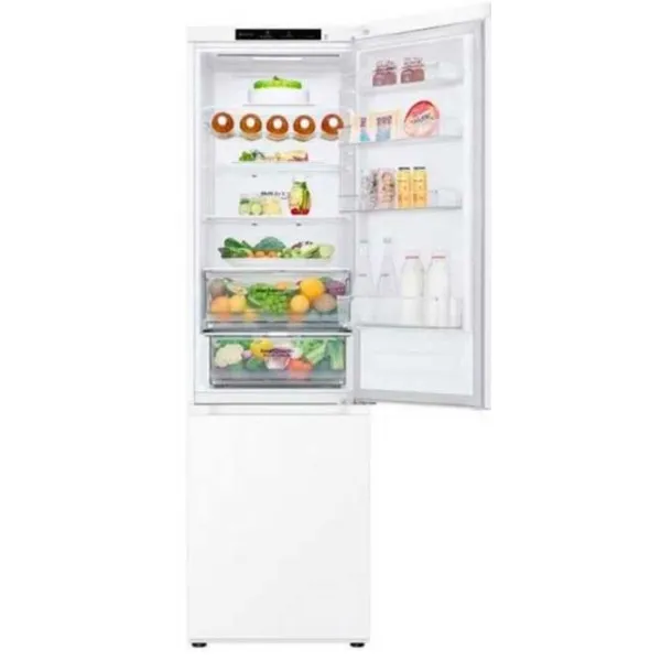 Frigider LG GBV3200DSW cu congelator jos 387 l / 203 cm / White photo 5