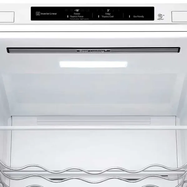 Frigider LG GBV3200DSW cu congelator jos 387 l / 203 cm / White photo 9
