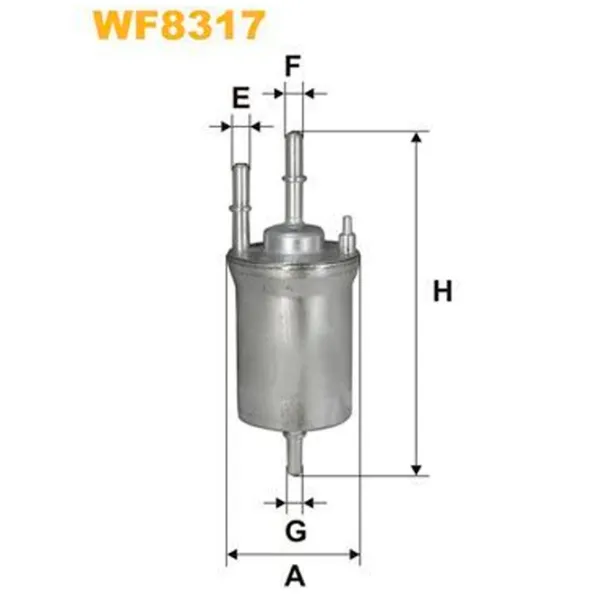 Filtru combustibil Wix Filters WX-WF8317 61 mm photo 2