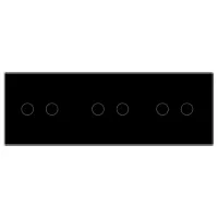 Întrerupător Caligate 2G.2G.2G.2WL-BK 50 Hz / 