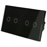 Întrerupător Caligate 2G.2G.2WL-BK 50 Hz / 