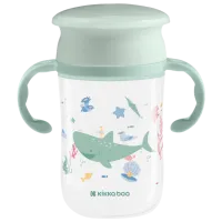 Бутылочка KikkaBoo Deep Sea 0.3л 12 месяцев / Полипропилен / Мятный