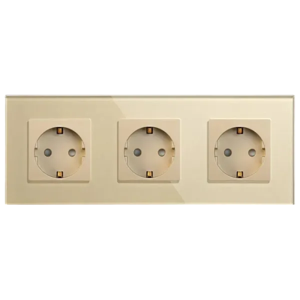 Розетка Caligate M3F-GD 220 - 240 В / Type-F / Золото photo 1 Розетка Caligate M3F-GD 220 - 240 В / Type-F / Золото photo 1