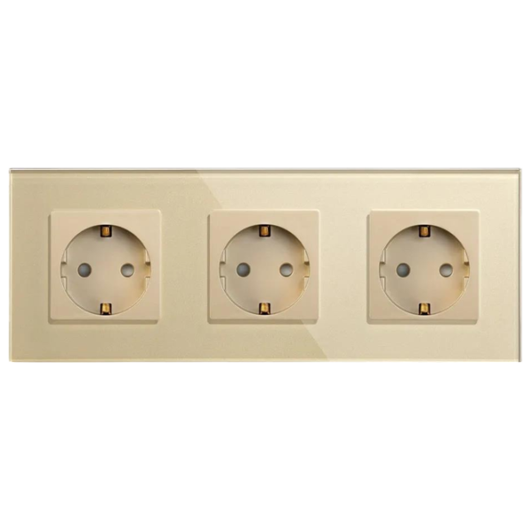 Розетка Caligate M3F-GD 220 - 240 В / Type-F / Золото photo 1 Розетка Caligate M3F-GD 220 - 240 В / Type-F / Золото photo 1