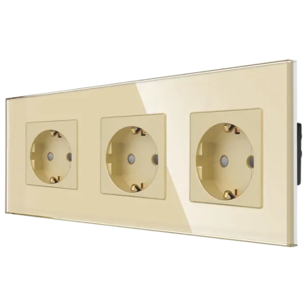 Розетка Caligate M3F-GD 220 - 240 В / Type-F / Золото photo 2 Розетка Caligate M3F-GD 220 - 240 В / Type-F / Золото photo 2