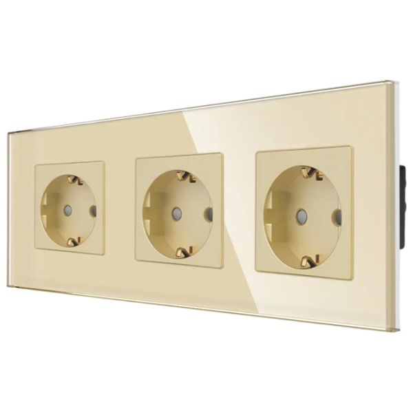 Розетка Caligate M3F-GD 220 - 240 В / Type-F / Золото photo 2 Розетка Caligate M3F-GD 220 - 240 В / Type-F / Золото photo 2