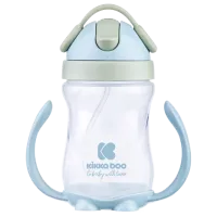 Бутылочка с соломинкой KikkaBoo 31302030046 0.3л 12 месяцев / Силикон / Синий