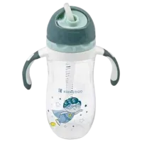 Sticluță cu pai KikkaBoo Superboy 0.3l 12 luni / Tritan / Blue photo 2