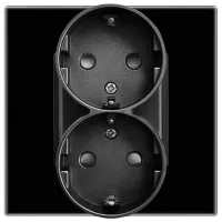 Priză Caligate M2F-BK/1 220 - 240 V / Type-F / Black