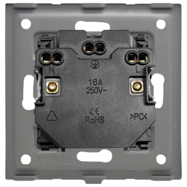 Розетка Caligate M2F-BK/1 220 - 240 В / Type-F / Черный photo 4 Розетка Caligate M2F-BK/1 220 - 240 В / Type-F / Черный photo 4