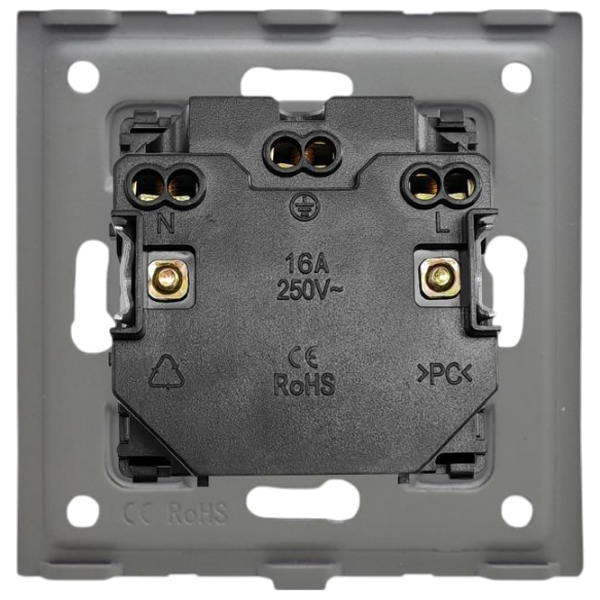 Розетка Caligate M2F-BK/1 220 - 240 В / Type-F / Черный photo 4 Розетка Caligate M2F-BK/1 220 - 240 В / Type-F / Черный photo 4