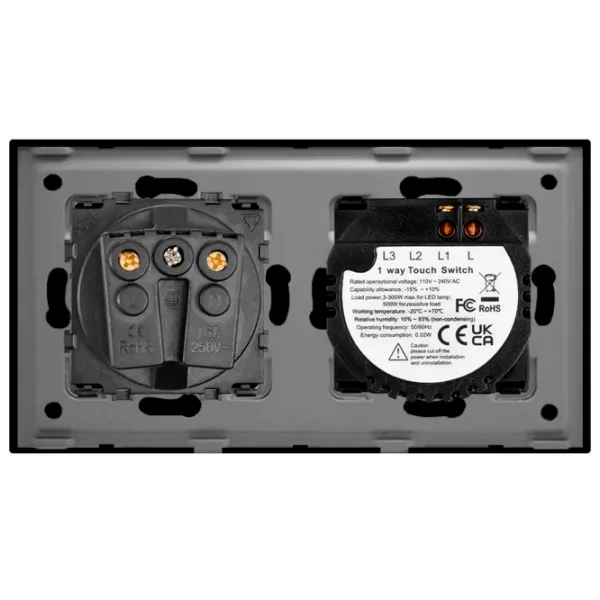 Întrerupător Caligate 6W101NM1F-BK 50 Hz /  photo 5