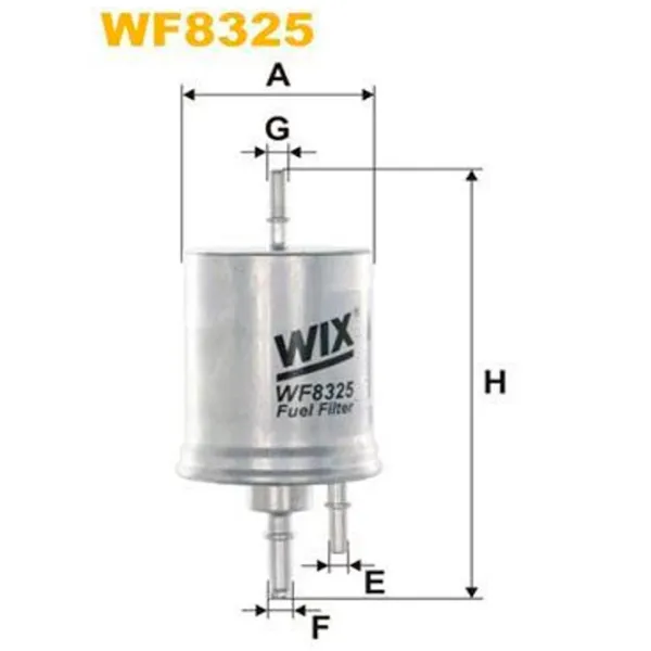 Топливный фильтр Wix Filters WX-WF8325 74 мм photo 2