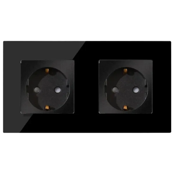 Розетка Caligate M2F/2M1F-BK 220 - 240 В / Type-F / Черный photo 1 Розетка Caligate M2F/2M1F-BK 220 - 240 В / Type-F / Черный photo 1