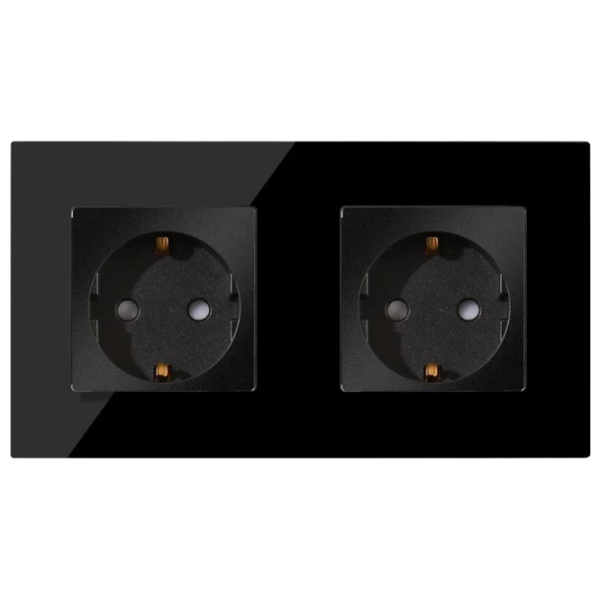 Розетка Caligate M2F/2M1F-BK 220 - 240 В / Type-F / Черный photo 1 Розетка Caligate M2F/2M1F-BK 220 - 240 В / Type-F / Черный photo 1