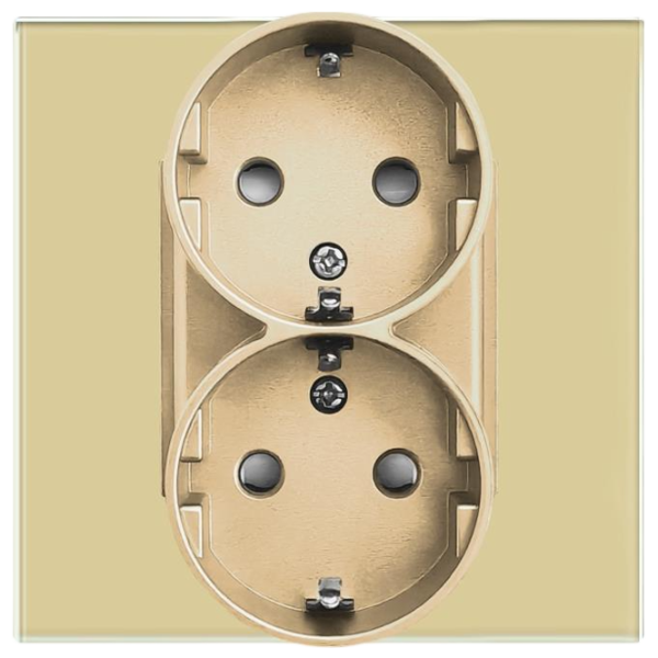 Розетка Caligate M2F-GD/1 220 - 240 В / Type-F / Золото photo 1 Розетка Caligate M2F-GD/1 220 - 240 В / Type-F / Золото photo 1