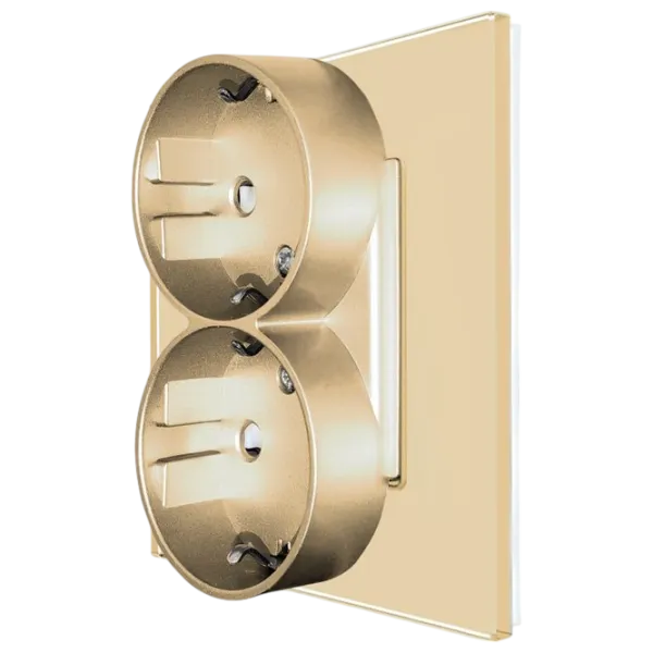 Розетка Caligate M2F-GD/1 220 - 240 В / Type-F / Золото photo 2 Розетка Caligate M2F-GD/1 220 - 240 В / Type-F / Золото photo 2