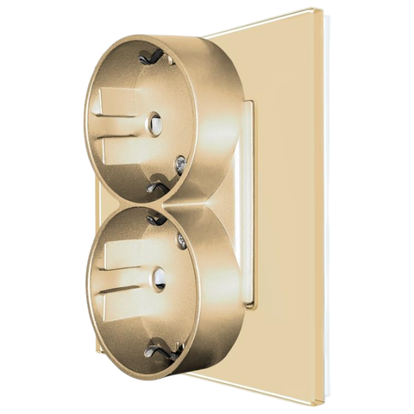 Розетка Caligate M2F-GD/1 220 - 240 В / Type-F / Золото photo 2 Розетка Caligate M2F-GD/1 220 - 240 В / Type-F / Золото photo 2