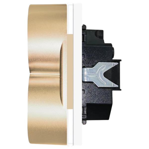Розетка Caligate M2F-GD/1 220 - 240 В / Type-F / Золото photo 3 Розетка Caligate M2F-GD/1 220 - 240 В / Type-F / Золото photo 3