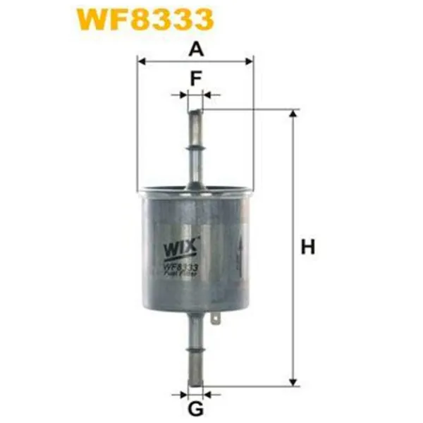 Топливный фильтр Wix Filters WX-WF8333 60 мм photo 2 Топливный фильтр Wix Filters WX-WF8333 60 мм photo 2