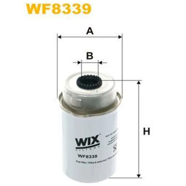 Топливный фильтр Wix Filters WX-WF8339 79 мм photo 2