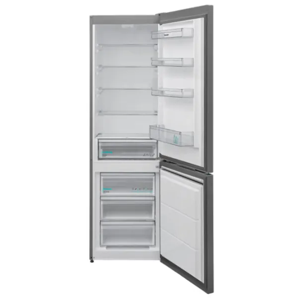 Frigider SHARP SJ-FBB12DTXKE-EU cu congelator jos 384 l / 201 cm / Inox photo 2