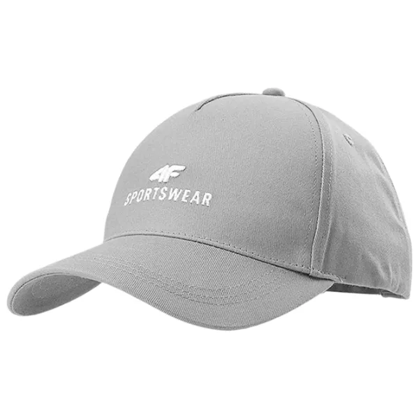 Кепка унисекс 4F 4FWSS24ACABU266 Серый / 100% хлопок photo 1