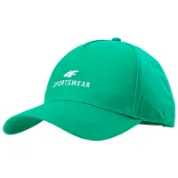 Chipiu unisex 4F 4FWSS24ACABU266 Green / 100% bumbac