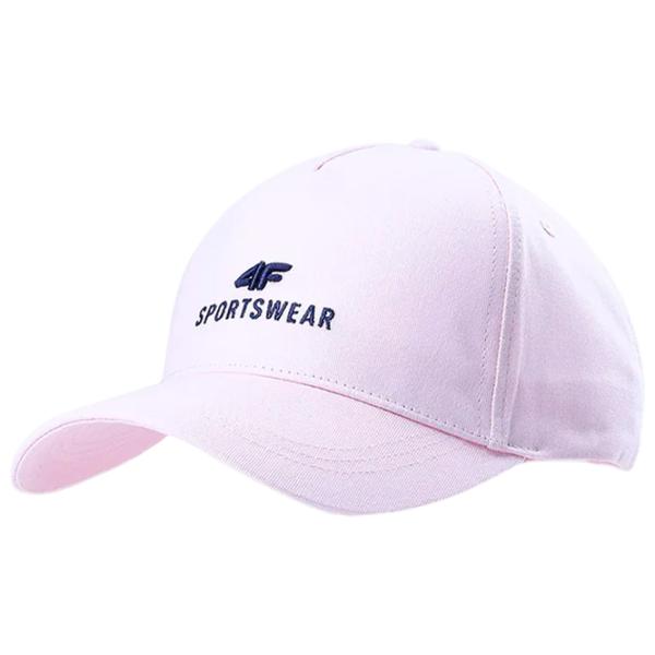 Кепка для женщин 4F 4FWSS24ACABU266 Light Pink / 100% хлопок photo 1