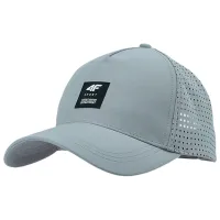 Кепка унисекс 4F 4FWSS24ACABM275 Светло-серый / 95% полиэстер