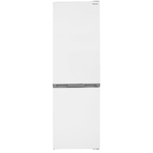 Frigider SHARP SJ-FBB11DTXWE-EU cu congelator jos 341 l / 186 cm / White photo 1