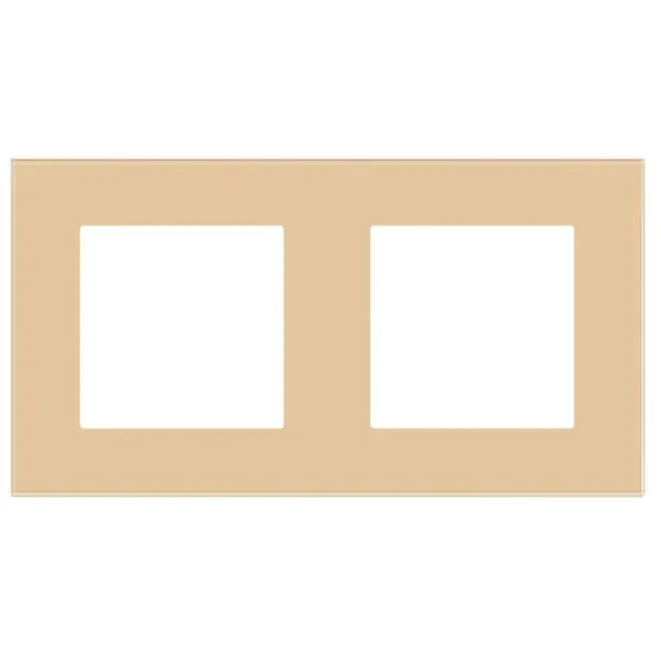 Ramă pentru priză și întrerupătoar Caligate G157.2F-GD Gold / 2 photo 3 Ramă pentru priză și întrerupătoar Caligate G157.2F-GD Gold / 2 photo 3