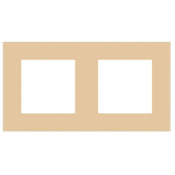 Ramă pentru priză și întrerupătoar Caligate G157.2F-GD Gold / 2 photo 3 Ramă pentru priză și întrerupătoar Caligate G157.2F-GD Gold / 2 photo 3