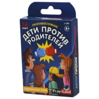 Joc de masă PlayLand Children VS Parents 8+/ Carti de joc