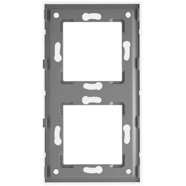 Ramă pentru priză și întrerupătoar Caligate G157.2F-WT White / 2 photo 5 Ramă pentru priză și întrerupătoar Caligate G157.2F-WT White / 2 photo 5