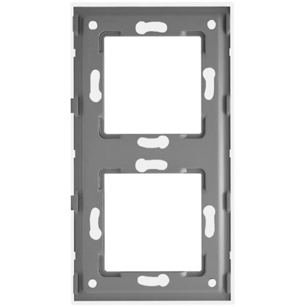 Ramă pentru priză și întrerupătoar Caligate G157.2F-WT White / 2 photo 5 Ramă pentru priză și întrerupătoar Caligate G157.2F-WT White / 2 photo 5