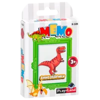 Joc de masă PlayLand Dinosaurs Memo 3+/ Carti de joc