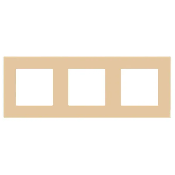Ramă pentru priză și întrerupătoar Caligate G228.3F-GD Gold / 3 photo 3 Ramă pentru priză și întrerupătoar Caligate G228.3F-GD Gold / 3 photo 3