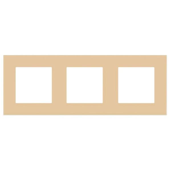 Ramă pentru priză și întrerupătoar Caligate G228.3F-GD Gold / 3 photo 3 Ramă pentru priză și întrerupătoar Caligate G228.3F-GD Gold / 3 photo 3