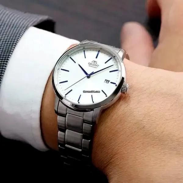 Ceas de mână pentru bărbați Orient RA-AC0E02S30B Mecanic / 40 mm photo 3