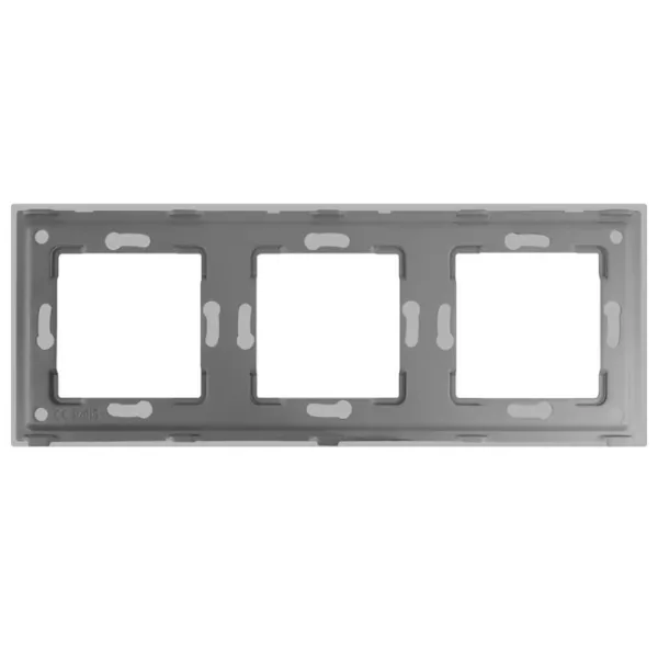 Ramă pentru priză și întrerupătoar Caligate G228.3F-WT White / 3 photo 5 Ramă pentru priză și întrerupătoar Caligate G228.3F-WT White / 3 photo 5