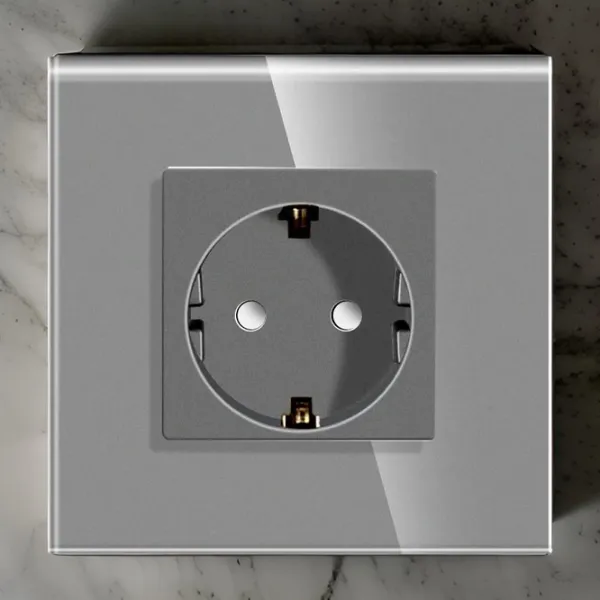 Priză Caligate M1F-GY 220 - 240 V / Type-F / Gray photo 4 Priză Caligate M1F-GY 220 - 240 V / Type-F / Gray photo 4