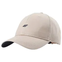 Chipiu unisex 4F 4FWSS24ACABU267 Beige / 100% bumbac